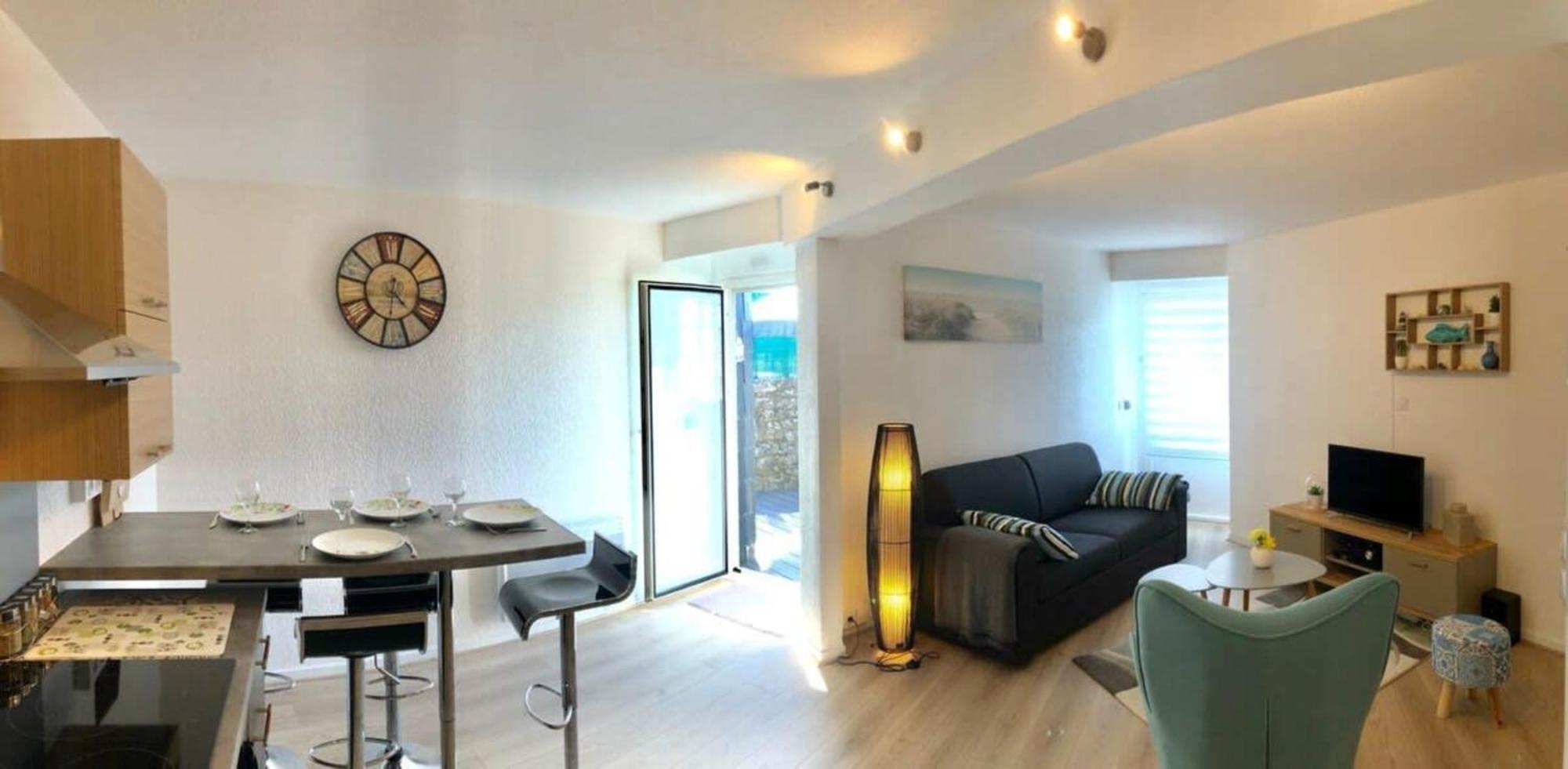 Jolie Maisonnette Cosy Bord De Mer Terrasse Guidel Kültér fotó
